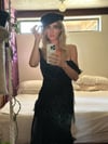vintage John GALLIANO silk chiffon dress