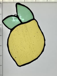 Image 3 of Lemon Stained Glass Suncatcher