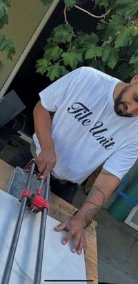 Tile Unit tee- White 