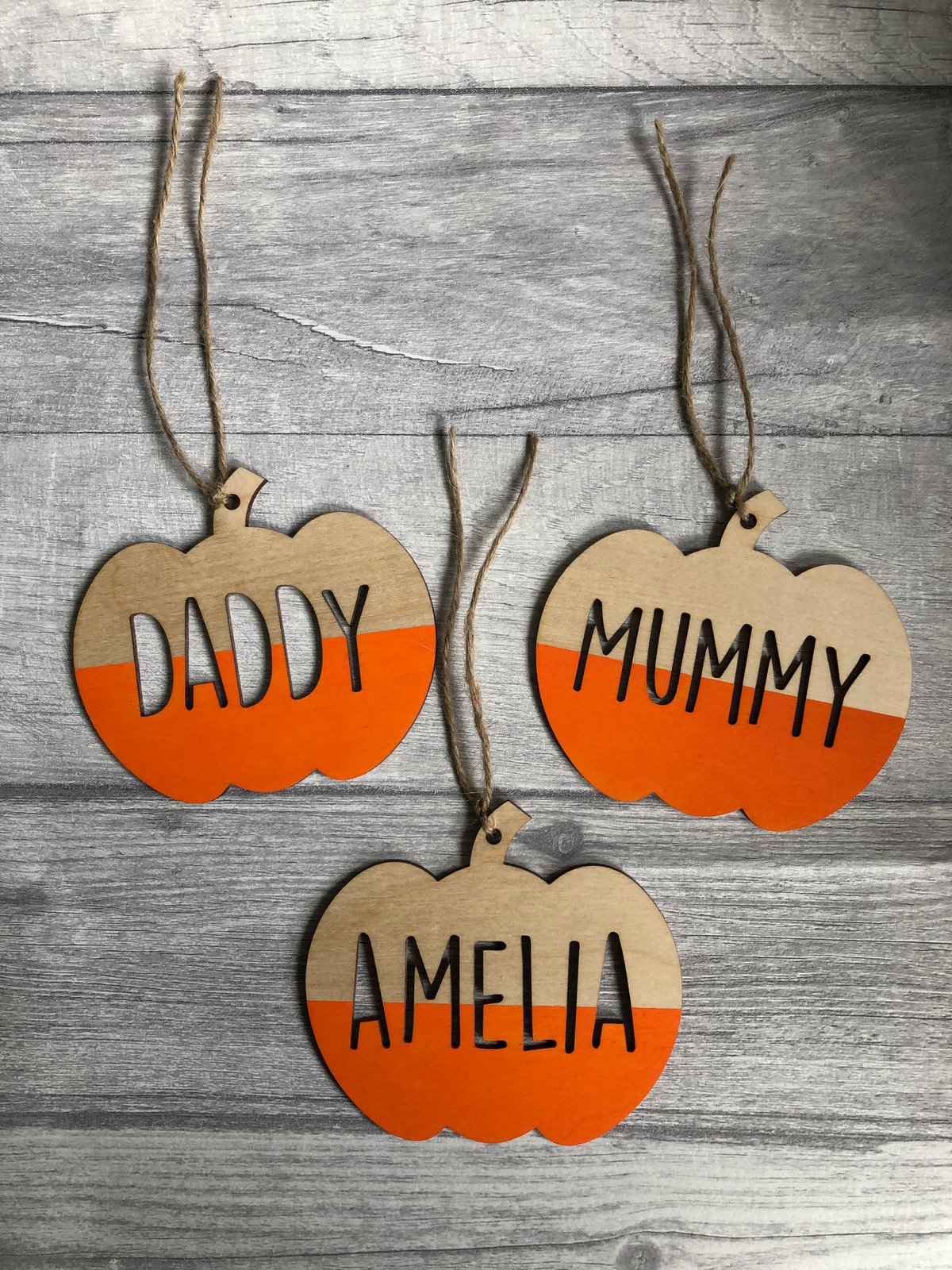 Image of Hand painted pumpkin decorations