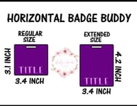 Image 2 of Horizontal badge buddy (regular size)