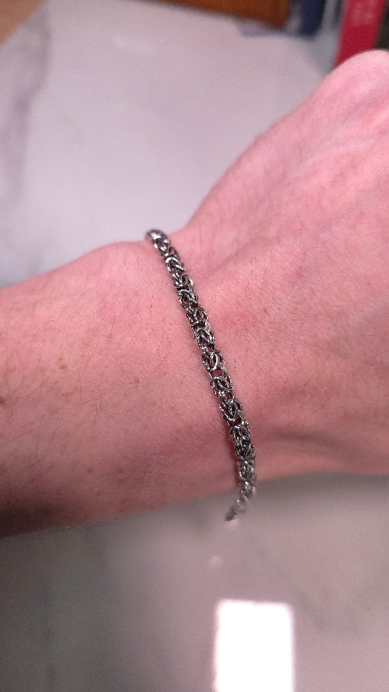 Image of Byzantine link chain bracelet 