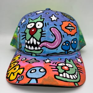 Hand painted hat 375