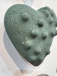 Image 2 of Green Bumps Heart- Jerri Puerner