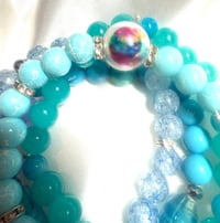 Image 3 of blue butterfly 4 stack set plus size