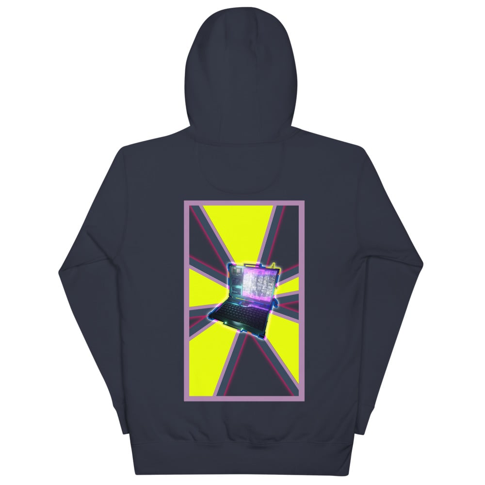 Image of Unisex Hoodie- CYBER WEAPONS COLLECTION  WINTER 2021/2022- Dimensional Computer