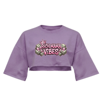 Rich Mama Vibes Cropped T-shirt 