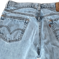 Image 7 of Vintage 505 Light Blue Levi’s Denim Jeans - Regular Fit Men’s 34x34