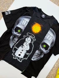 Image 3 of UPCYCLED MASHUP SUN SKULL TEE (2XL)
