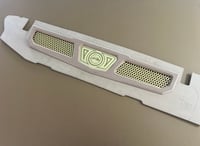 Image 1 of 1962-1964 IMPALA HT/CONV TRUNK WALL PANEL GOLD UNWRAPPED  IMPALA LOGO/WAFFLE