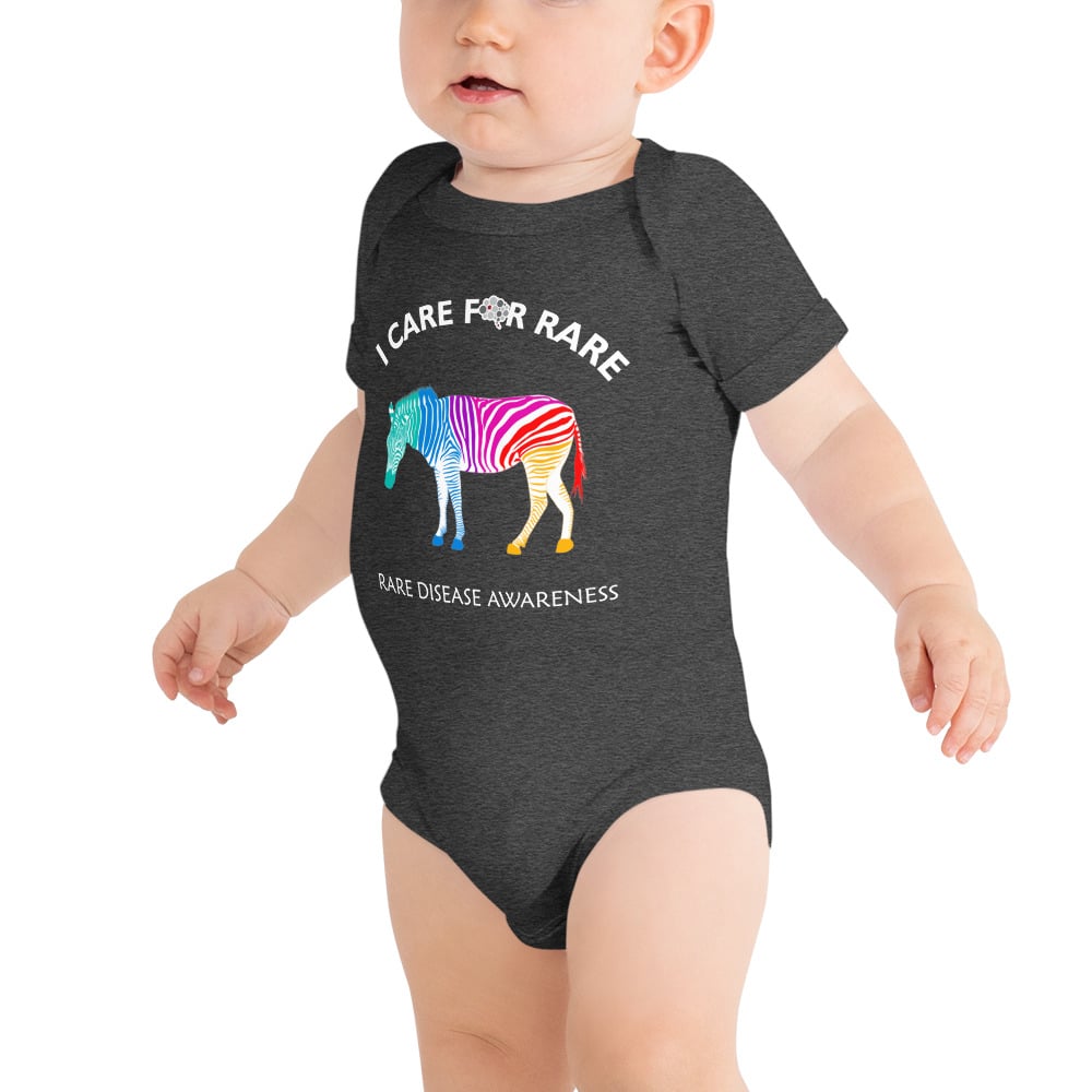 Image of I Care for Rare Baby short sleeve one piece