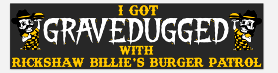 Image of Gravedigger Bumper Sticker