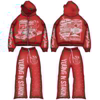 Image 1 of Red YNS SweatSuits