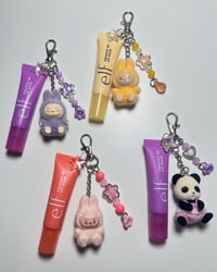 lip balm x trinket keychains