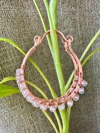Clear Quartz (Copper) Swing Earrings