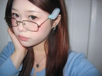 Image 3 of bunny hairclips