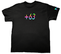 +63 Pride Black Bahaghari Tee