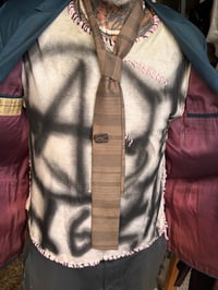 Image 2 of 1950’s  square bottom tie & davy crockett clip  