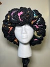 Onyx / Bloom Ruffle Hat/ 4 row