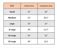 Image 2 of Medium Aqua Inferno Shorts