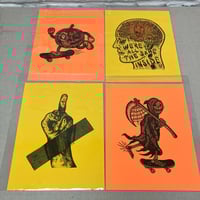 Image 2 of RAINBOW AND NEON PAPER PRINTS