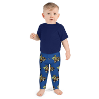 Image 1 of Boy Kid's Leggings (Dino on car)