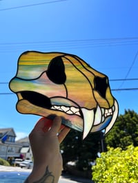 Image 2 of Iridescent Wildcat Skull 