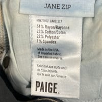 Image 10 of PAIGE Jane zip skinny jeans