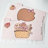 Image 3 of Pan Dulce y Cafecito PinkTabbed Envelopes A6