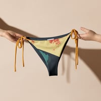 Surf's Up Recycled String Bikini Bottom