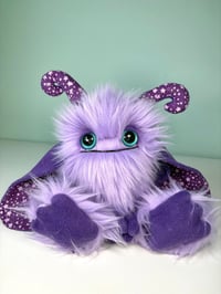 Image 1 of Happy Horned Monster - Lavender