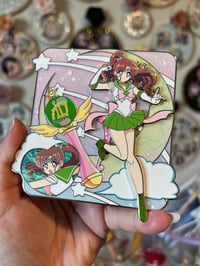 Image 7 of Super Sailor Form Jupiter enamel pin 