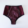 The Bordeaux High Waisted Tanga Knickers