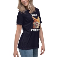 Image 4 of Women's Relaxed T-Shirt, Zero Fox Given T-Shirt | Funny Fox Sarcastic Humor Graphic Tee
