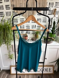 Image 1 of Lace green cami
