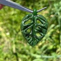 Image 2 of Sparkly Swiss Cheese Monstera Leaf