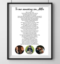 Image 8 of Personalised poem printed
