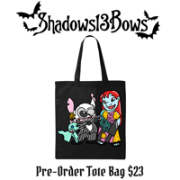 Pre-order Nightmare Lilo and Stitch Tote Bag 