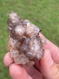 Image 3 of Australian Quartz & Hematite Points Cluster #810