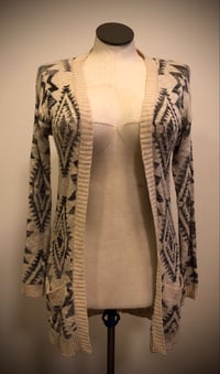 Image 3 of Fatal Beauty Series: “Nicole” Southwest peek-a-boo Sugar skull cardigan
