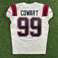 Image 2 of 2022 Nike NFL Game Used Worn Jersey New England Patriots Byron Cowart Team COA