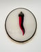 Image of Cornicello Oval White/Red/Black