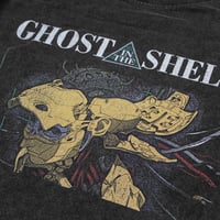 Image 2 of Ghost in the Shell Washed Premium T-Shirt – Retro Japanese Anime Unisex Tee