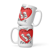 Image 1 of avoidant White glossy mug 