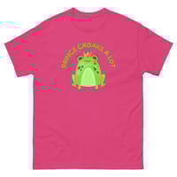 Image 12 of Unisex classic tee, Prince Croaks a Lot T-Shirt | Funny Frog Pun Graphic Tee