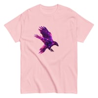 Image 8 of Unisex classic tee, Iridescent Purple Raven Crow Mystical Tee