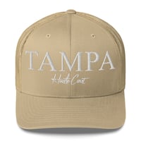 Image 4 of Tampa Embroidered Trucker Cap with mesh back