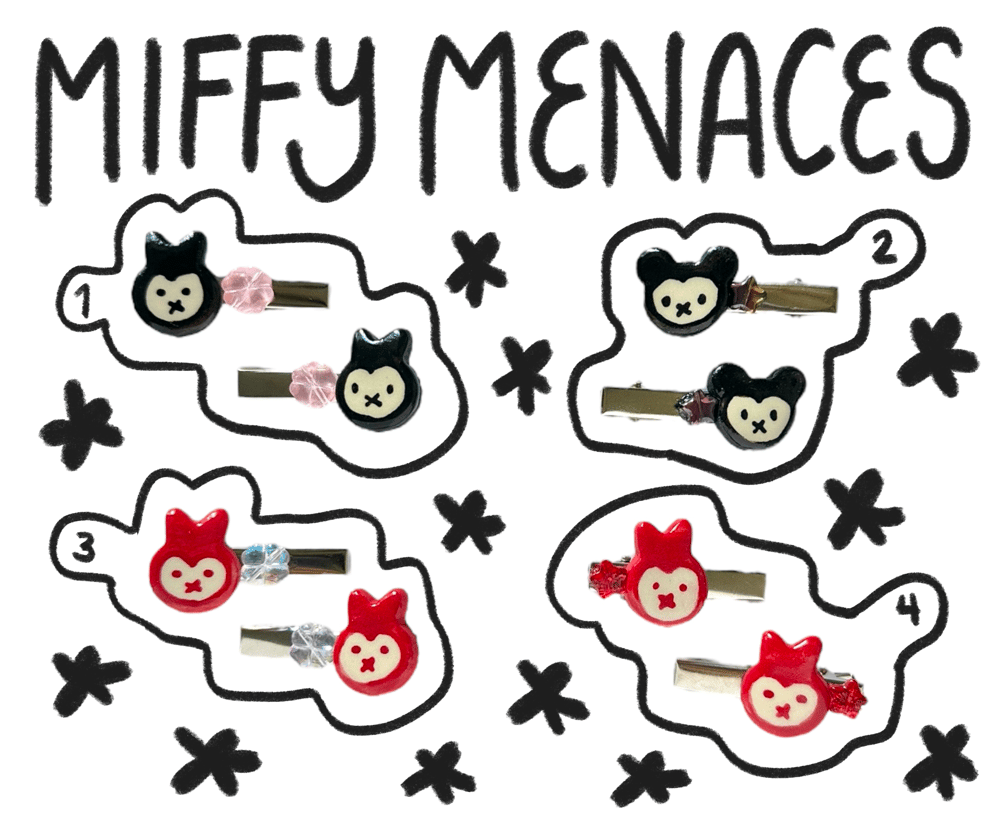 Image of Miffy Menaces Mini Ceramic Clips Blind Bag