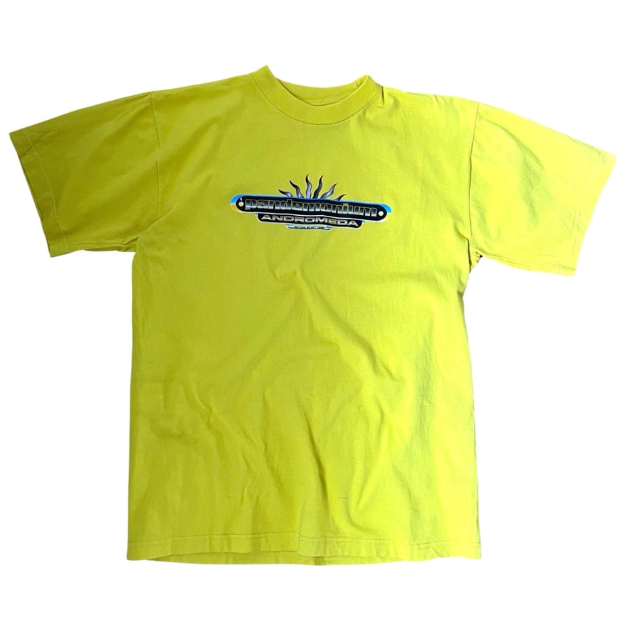 Image of Vintage Pandemonium rave promo t shirt: Size Large