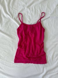 Image 3 of 00s Hot pink tank top // S 